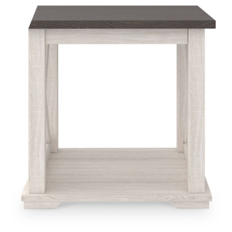 Dorrinson End Side Table White/Black/Gray - Signature Design by Ashley, 5 of 9