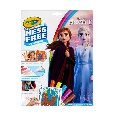 Crayola Color Wonder Frozen 2 Coloring Pages Set