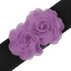 INSPIRE CHIC Women's Elastic Wide Double-Flower Stretch Corset Waist Belt 1 Pc - 2 of 4