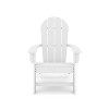 White Adirondack Chair ¨C Premium HDPE Poly Lumber for Pool, Patio, and Garden Elegance - 4 of 4