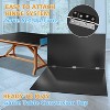 Belatt 8ft Foldable Ping Pong Conversion Top - Professional MDF Table Tennis Surface with Net, 12 EVA Pads, No Assembly Black - 4 of 4
