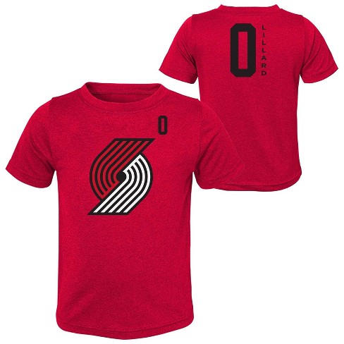 Nba Portland Trail Blazers Youth Lillard Performance T-shirt - Xs