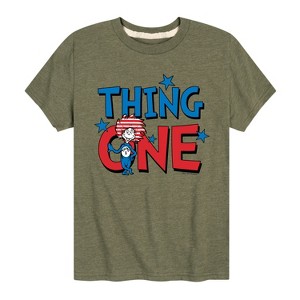 Boys' - Dr. Seuss - American Thing One Short Sleeve Graphic T-Shirt - 1 of 4
