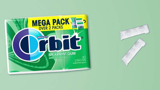 Orbit Gum Spearmint Sugar Free Chewing Gum - 30ct, 2 of 9, play video