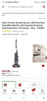 Shark Stratos Upright Vacuum with DuoClean PowerFins HairPro, Self-Cleaning  Brushroll, Odor Neutralizer Technology, AZ3000