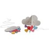 Blue Panda 24-Piece 3D Rainbow & Cloud Paper with Stings Ceiling Party Hanging Decorations - 3 of 4