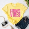 Simply Sage Market Summer Vibes Block Distressed Short Sleeve Tee - 3 of 4