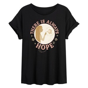 Women's - Disney - There Is Always Hope Oversized Graphic T-Shirt - 1 of 4