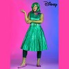 HalloweenCostumes.com Women's Disgust Costume | Adult Disney and Pixar Inside Out Green Dress with Purple Scarf and Green Wig - 4 of 4