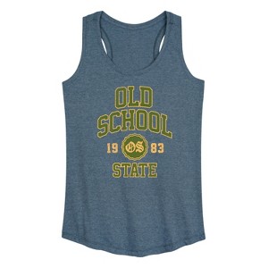 Women's - Instant Message - Old School State Graphic Racerback Tank - 1 of 4