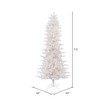 Vickerman Crystal White Pine Slim Artificial Christmas Tree - 3 of 4