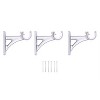 Kenney Fast Fit Easy Install Tyrell 3/4" Decorative Window Curtain Rod, 42-120", Polished Pewter - 4 of 4