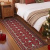 Christmas Area Rugs for Living Room Bedroom Xmas Tree Festival Winter Decorations Rugs Soft Foldable Accent Rug - 2 of 4