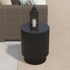 NicBex Modern 30" Round Coffee Table with Barrel Style for Living Room and Bedroom - 4 of 4