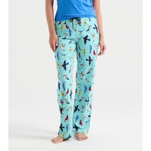 Little Blue House Backyard Birds Women's Cotton Pajama Pants Multicolored Medium - 1 of 4