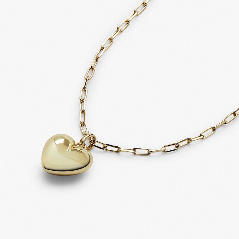 Ana Luisa - Puffed Heart Necklace  - Lev, 4 of 8