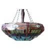 Chloe Lighting Scarlet Tiffany-Style 3 Light Dragonfly Inverted Ceiling Pendant 24`` Shade - 4 of 4