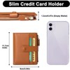 FATMOON Slim Wallet for Women -  RFID Blocking Fashion Minimalist Bifold with Zipper Coin Purse | Fits Travel | Lightweight PU Leather - 3 of 4