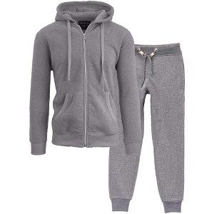 Galaxy By Harvic Boy's  Fleece Jogger Sweatpants and Hoodie Sweatshirt Set - 1 of 4