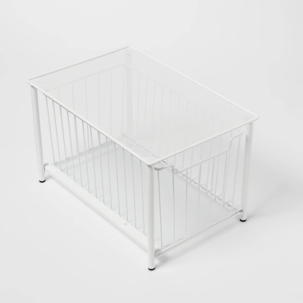 Shop Now For The Stackable Slide Out Drawer Organizer Medium White Threshold Ibt Shop
