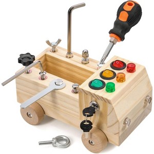 MORITA INC. Montessori Wooden Busy Board - 1 of 1