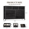 10-Drawer Dresser TV Stand, Small TV Cabinet with Metal Frame, Chest of Drawers - 2 of 4