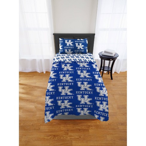 NCAA Kentucky Wildcats Collegiate Blue Twin X-Long Sheet Set