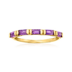 Pure Collection by Ross-Simons 0.40 ct. t.w. Amethyst Ring in 14kt Yellow Gold - 1 of 4