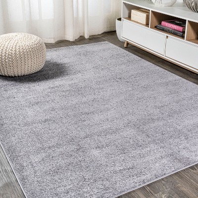 Haze Solid Low-Pile Indoor Area Rug - JONATHAN Y
