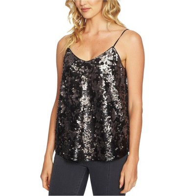 1.STATE Womens Sequins Cami Tank Top
