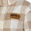 NCAA Iowa Hawkeyes Women's Buffalo Checkered 1/4 Zip Sweatshirt - 3 of 3