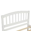 Streamdale Twin size Platform Bed Wood Bed Frame with Trundle, White - image 4 of 4