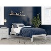 AFI Furnishings Colorado Twin Extra Long Bed with Foot Drawer and USB Turbo Charger in Walnut - 4 of 4