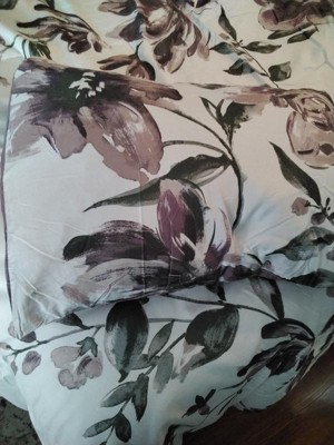 Madison Park Robin Floral Comforter Bedding Set With Bed Sheets Mauve :  Target