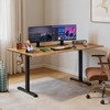 GALAXHERO 55 Inch Electric Standing Desk, Ergonomic Sit-to-Stand Desk with 3 Memory Presets,LED Touchscreen & Headphone Hook for Home Office - 2 of 4