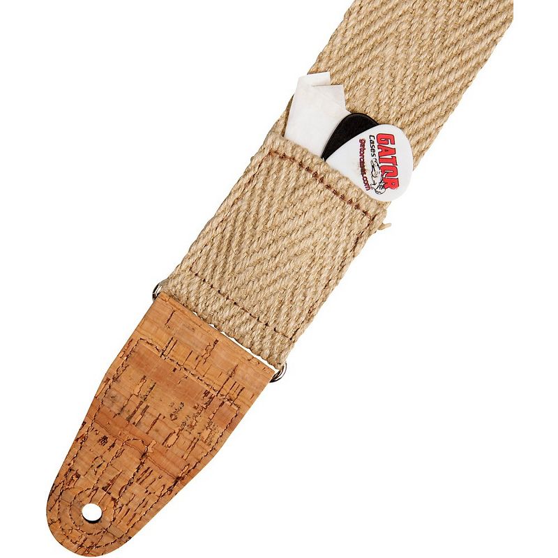 Levy's MH8P 2 inch Wide Hemp Guitar Strap, 3 of 5