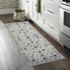 Luxury Floral Area Rug Ultra Soft Non Slip Stain Resistant Indoor Mat Machine Washable Low Pile Vintage Carpet for Living Room Bedroom Kitchen - 2 of 4