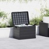 Garden Storage Box Anthracite 77.5 x 54.5 x 53 cm Plastic vidaXL - 4 of 4