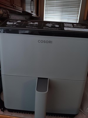 Cosori 6.8qt Dualblaze Air Fryer With Skewer Rack - Gray : Target