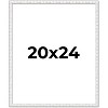 PosterPalooza | Textured White Picture Frame - UV Acrylic, Foam Board Backing, Hanging Hardware - 2 of 4