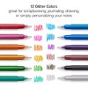 KINGART Gel Pens 12 Glitter Colors - 3 of 4