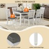 YOOCOZZ 7-Piece Dining Set with 6 Upholstered Chairs and Wood Table - Gray - 3 of 4