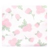 Hudson Baby Infant Girl Cotton Flannel Receiving Blankets Bundle, Pink Rose, One Size - image 2 of 2