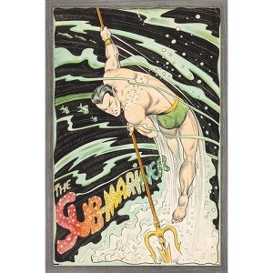 Trends International Marvel Comics - Sub-Mariner - Trident Framed Wall Poster Prints - 1 of 4