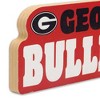 NCAA Georgia Bulldogs Chunky Block Wood Wall Art - 4 of 4