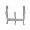 Heavy Duty Over The Door 3 Hooks Rail Matte Gray - Brightroom™: Steel Towel & Coat Rack, Powder-Coated Finish - 2 of 2