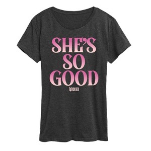Women's - Wicked - Glinda She's So Good Short Sleeve Graphic T-Shirt - 1 of 4