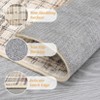 Garvee Modern Plaid Area Rug Farmhouse Geometric Rugs for Living Room Bedroom Non Slip Stain Resistant Carpet - 4 of 4