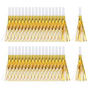 Unique Bargains Fringed Party Blower Sparkle Fringed Noise Makers 36 Pcs - 1 of 4
