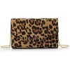 Leopard Print Envelope Evening Clutch Women Chain Shoulder Bag - 2 of 4